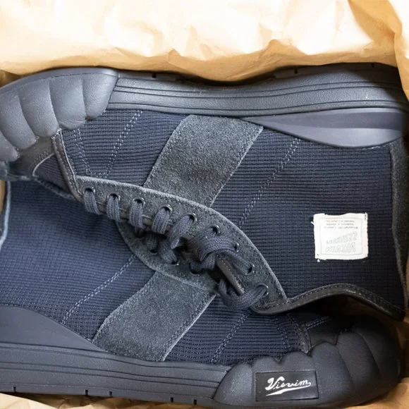 VISVIM - VS LANIER HI/ NAVY/HI-TOP SNEAKER/HANDMADE - Picture 5 of 5